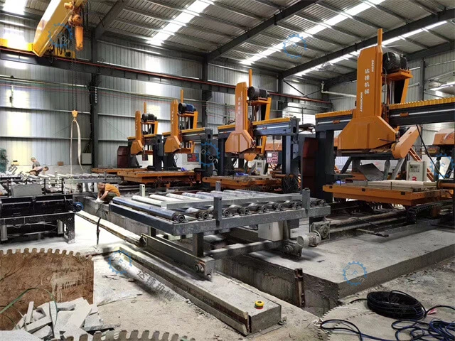 kerbstone cutting machine line kerbstone cutting machine line