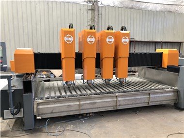 Machine de gravure sur pierre CNC à 4 têtes pour granit