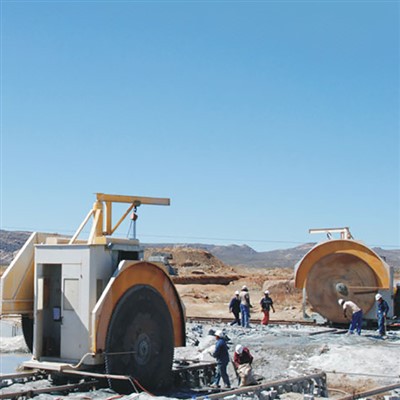 Machine d'extraction et d'extraction de granit