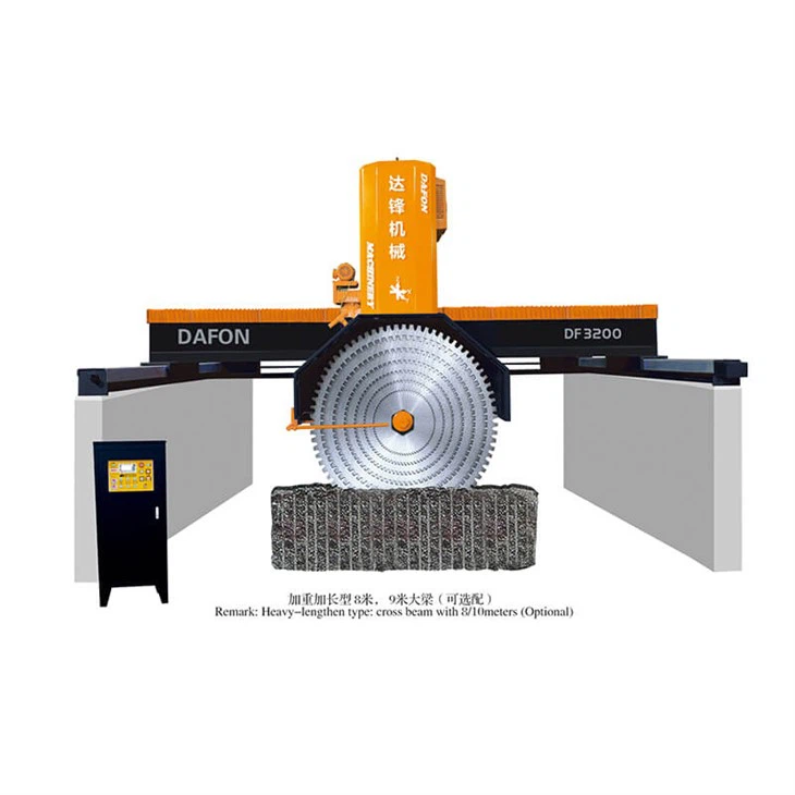 Machine de coupe de granit à disques multiples